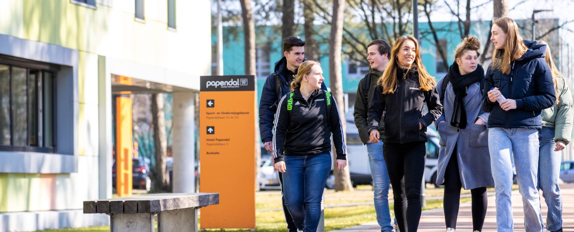 Sportkunde studenten lopen buiten2  2022 Papendal