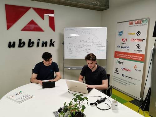 Studenten aan het werk in innovatiehub Achterhoek-Liemers