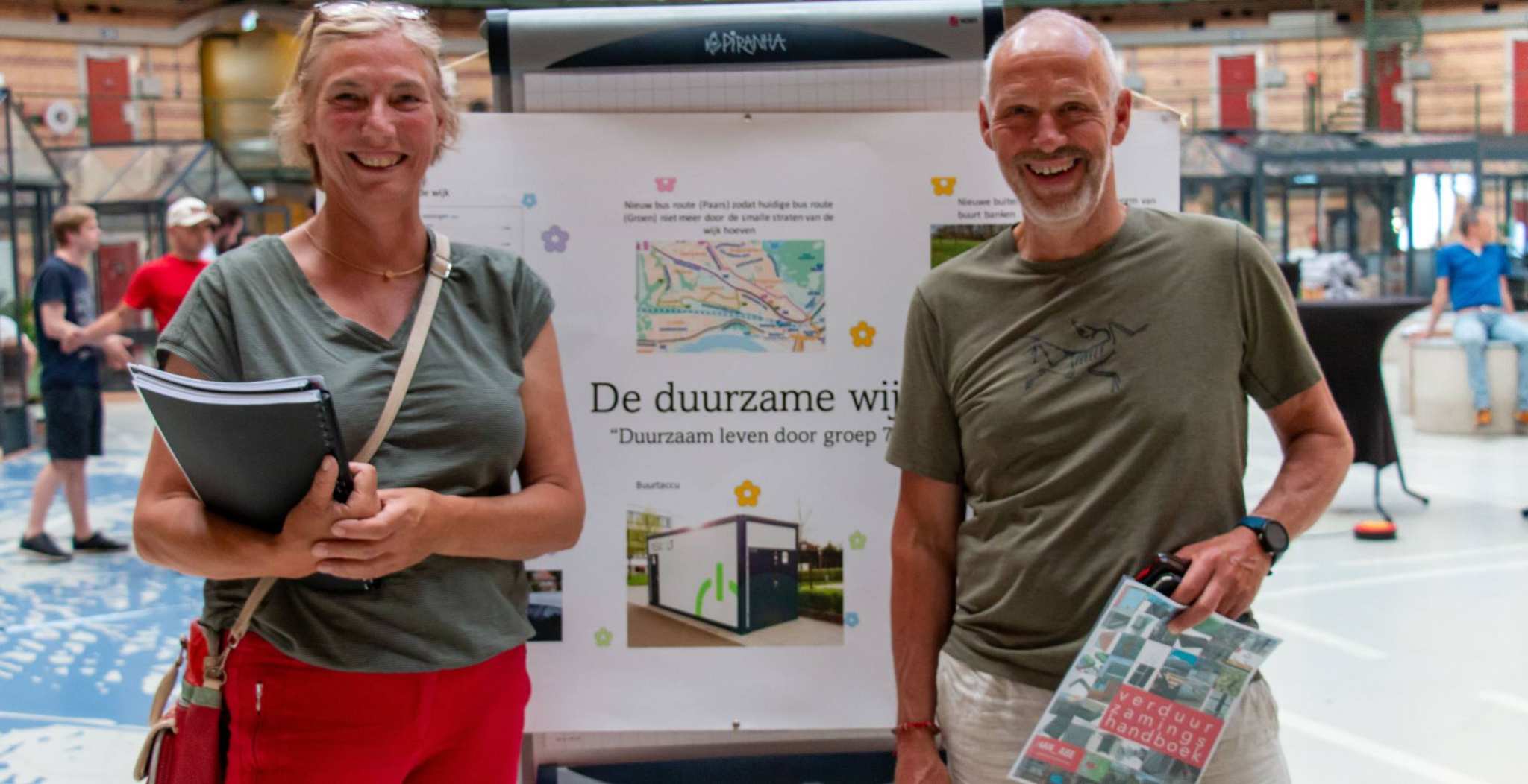 Annemieke Ackermans en Rien Vermeer van het wijkinitiatief GroenWest Arnhem