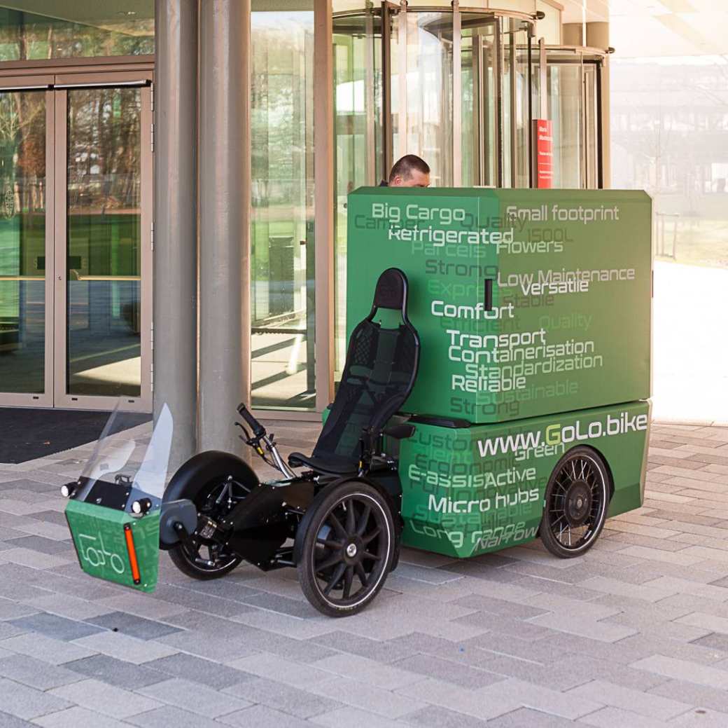 de coolbike op de campus heijendaal