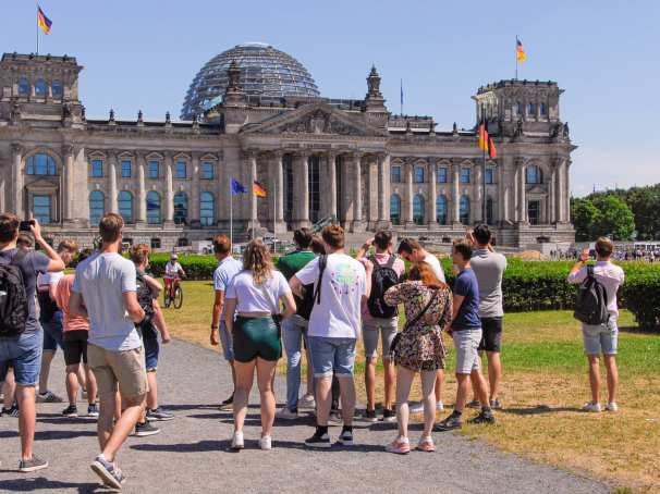 434013 Studenten Civiele Techniek op studiereis in Berlijn