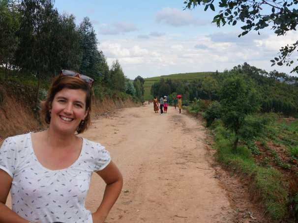 Suzanne van Hees in Afrika