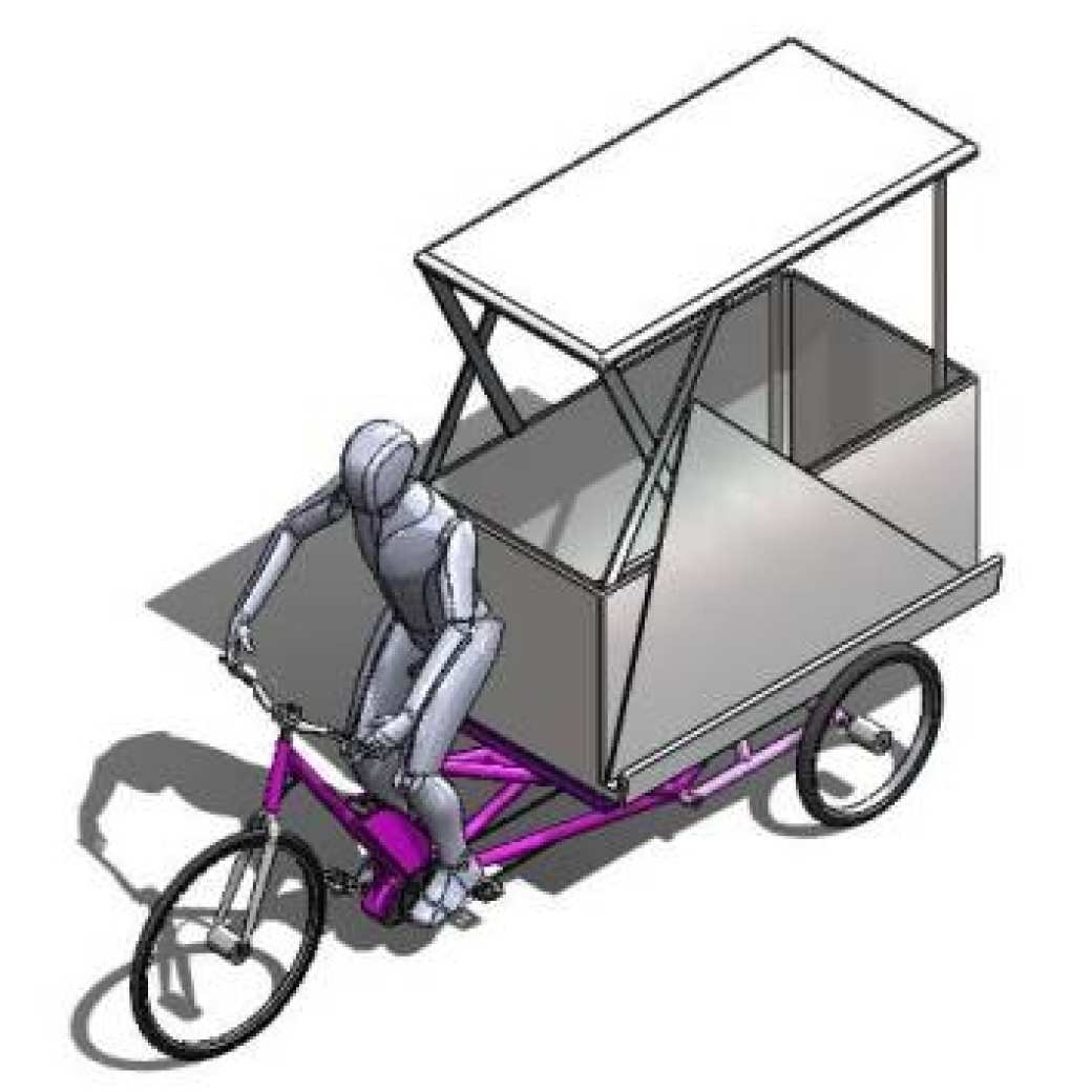 Een van de ontwerpen voor de Artez-fiets