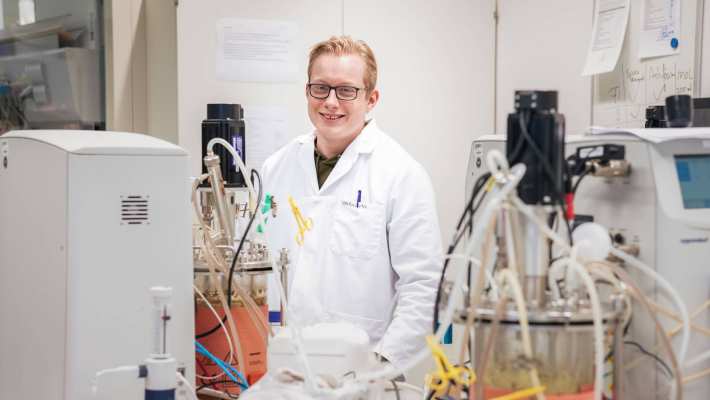 472613 Student Stijn van den Berg doet minor Biobased Innovations bij HAN BioCentre