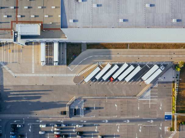 automotive logistics and truck dock 2019