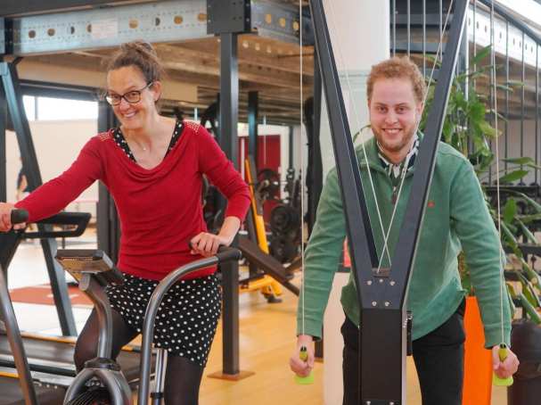 Sporters in fitnesscentrum HAN Seneca nemen deel aan de duurzaamheidschallenge