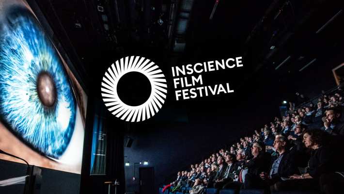 Logo en sfeerbeeld InScience filmfestival Nijmegen editie 2024.