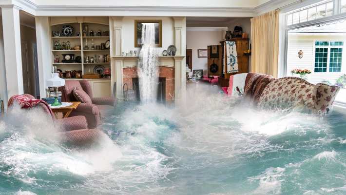 349349 Overstroming van een huis