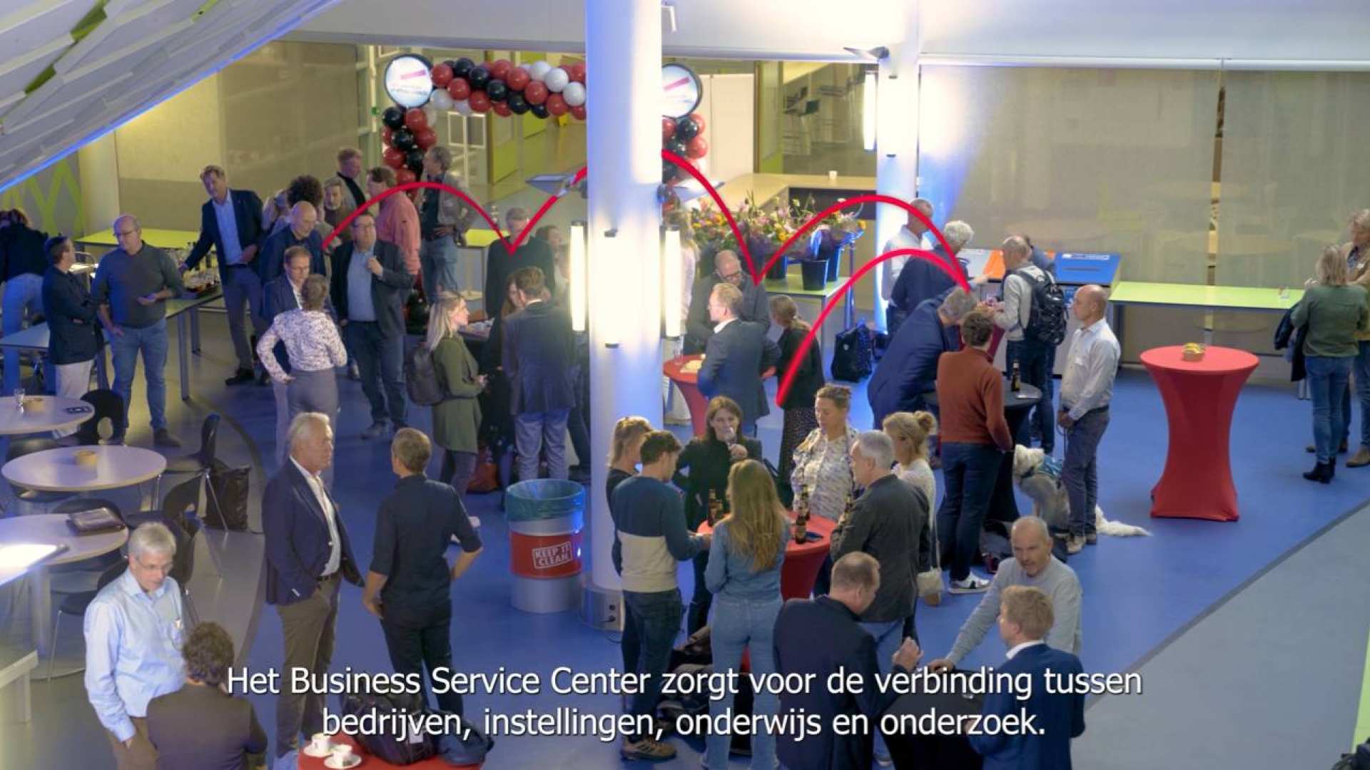 Videostill voor video op de pagina van het Business Service Center