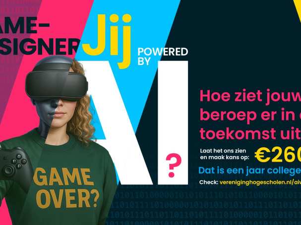 Foto van de AI wedstrijd aankondiging