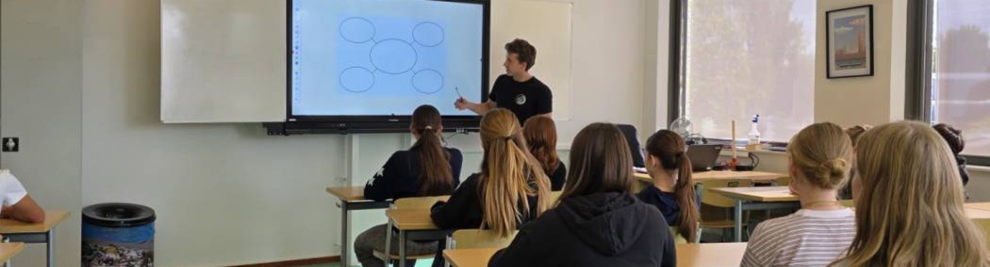Klas Bart-Jan Crum. Starter in het onderwijs