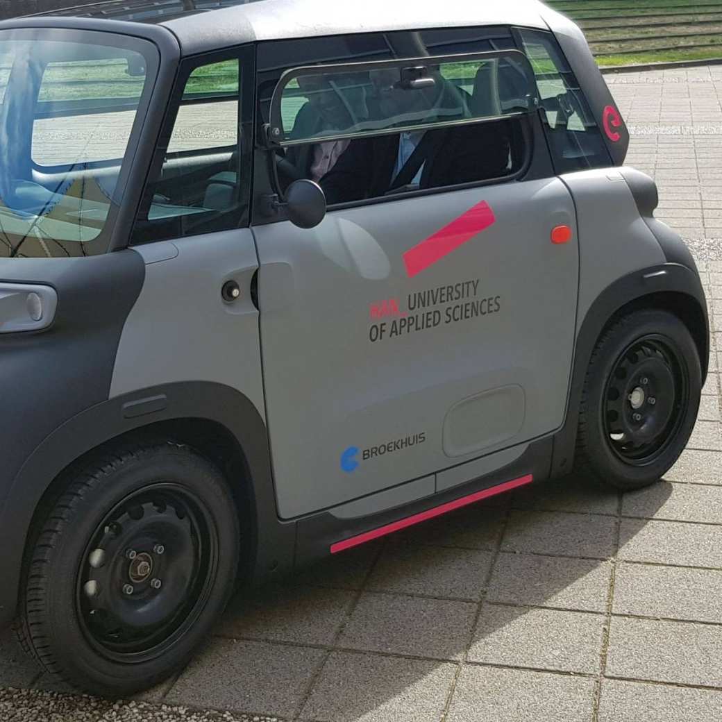 Opel Rocks-e op de HAN Campus in Arnhem