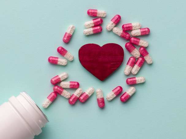 capsules rondom een hart. project flair