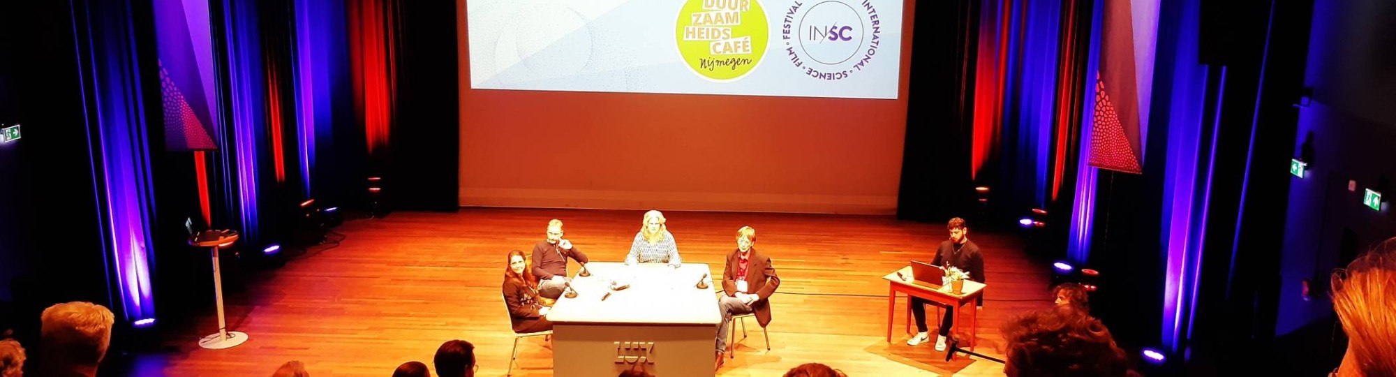 Duurzaamheidscafé samenstelling tijdens InScience