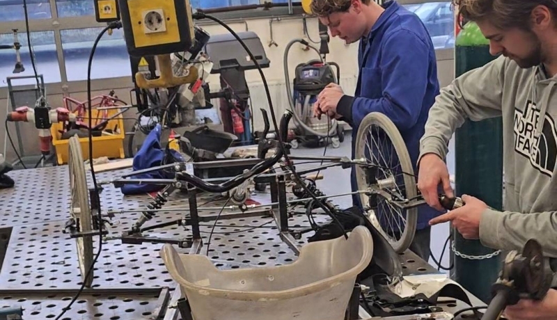 Gravity Racer is een populaire leerwedstrijd voor 2e-jaars studenten HAN Automotive