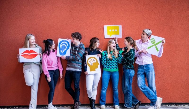 Studenten Logopedie studeren op de HAN met 5 domeinen