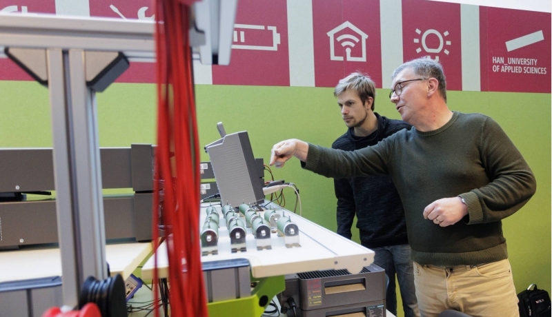 Wouter Rekswinkel en Jan Geurts van Kessel in Powerlab