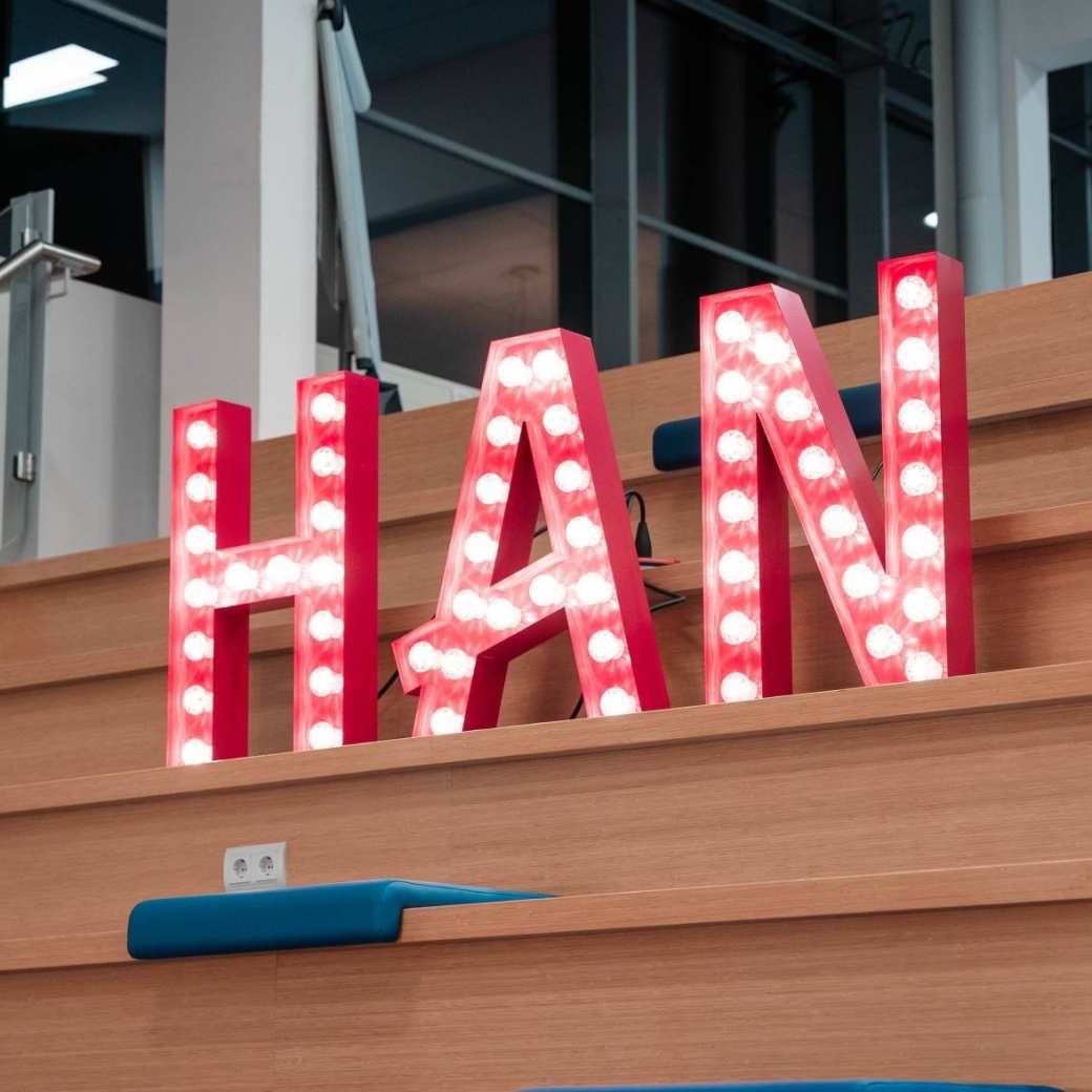 Foto's Open Avond maart voor de deeltijd studies. De sfeer op de HAN in Arnhem. 
