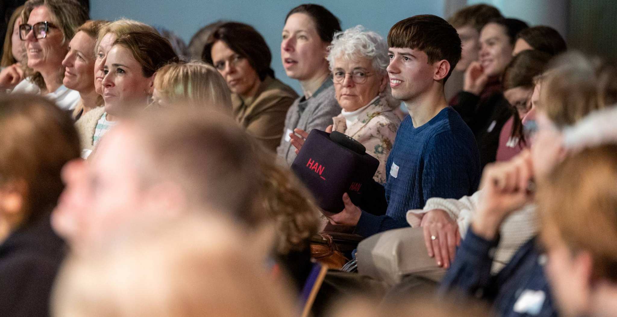 Publiek bij het Samen sociaal event