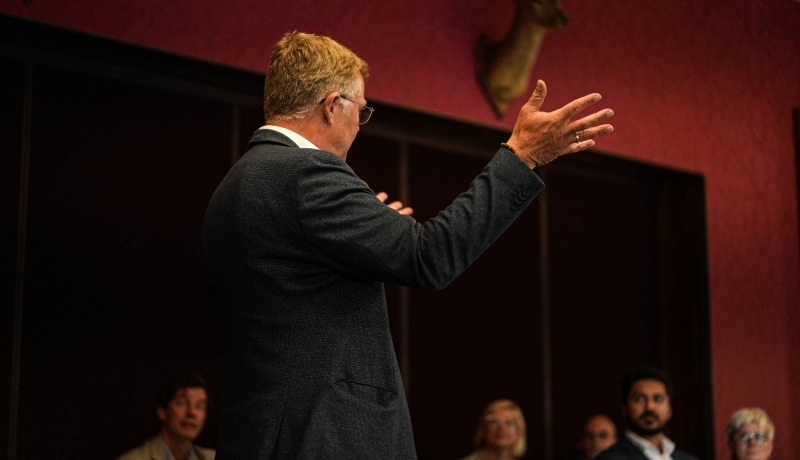 Toekomstbestendig retailmanagement kick-off september 2022. Ben Hiddinga, wethouder van de gemeente Oude IJsselstreek