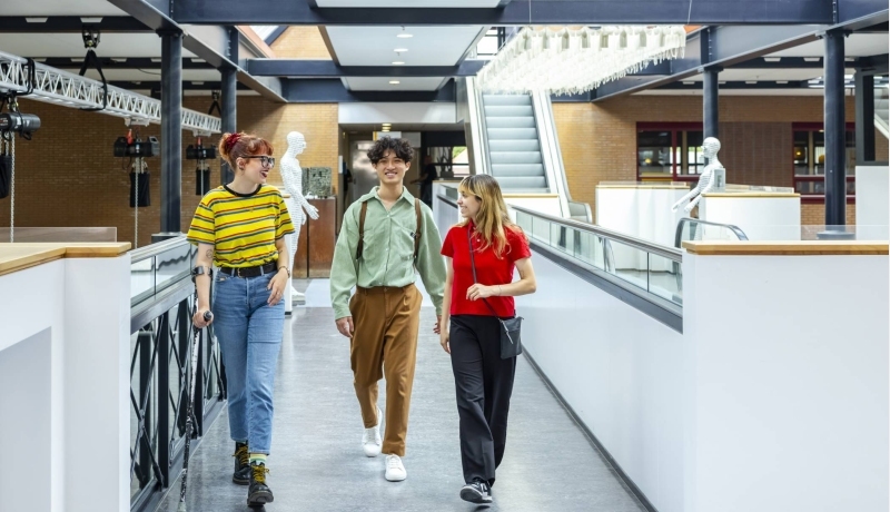 Studenten van de tweejarige hbo-opleiding
