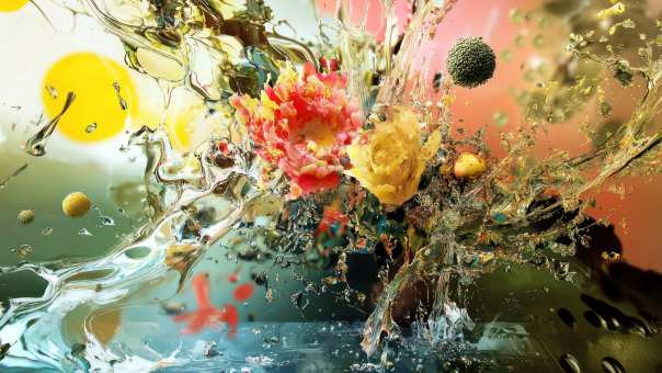 Diverse AI-gegenereerde afbeeldingen voor de cursus Beelden genereren met AI