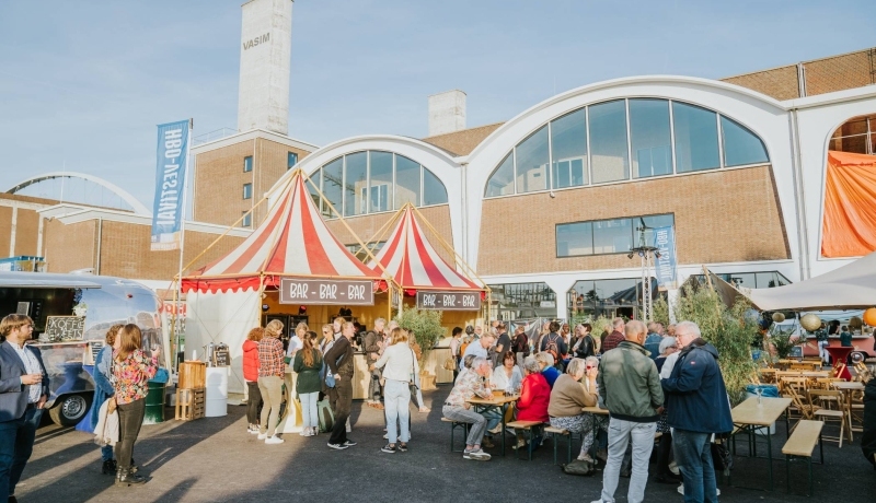 Festivalterrein Vasim lustrum Verpleegkunde september 2022.