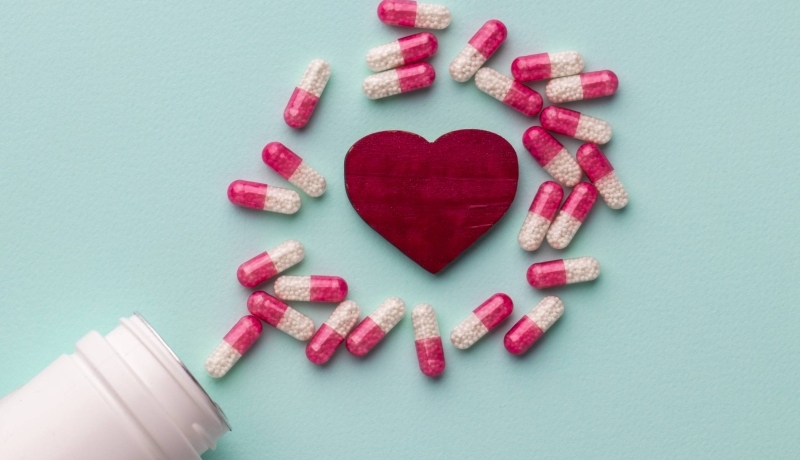 capsules rondom een hart. project flair