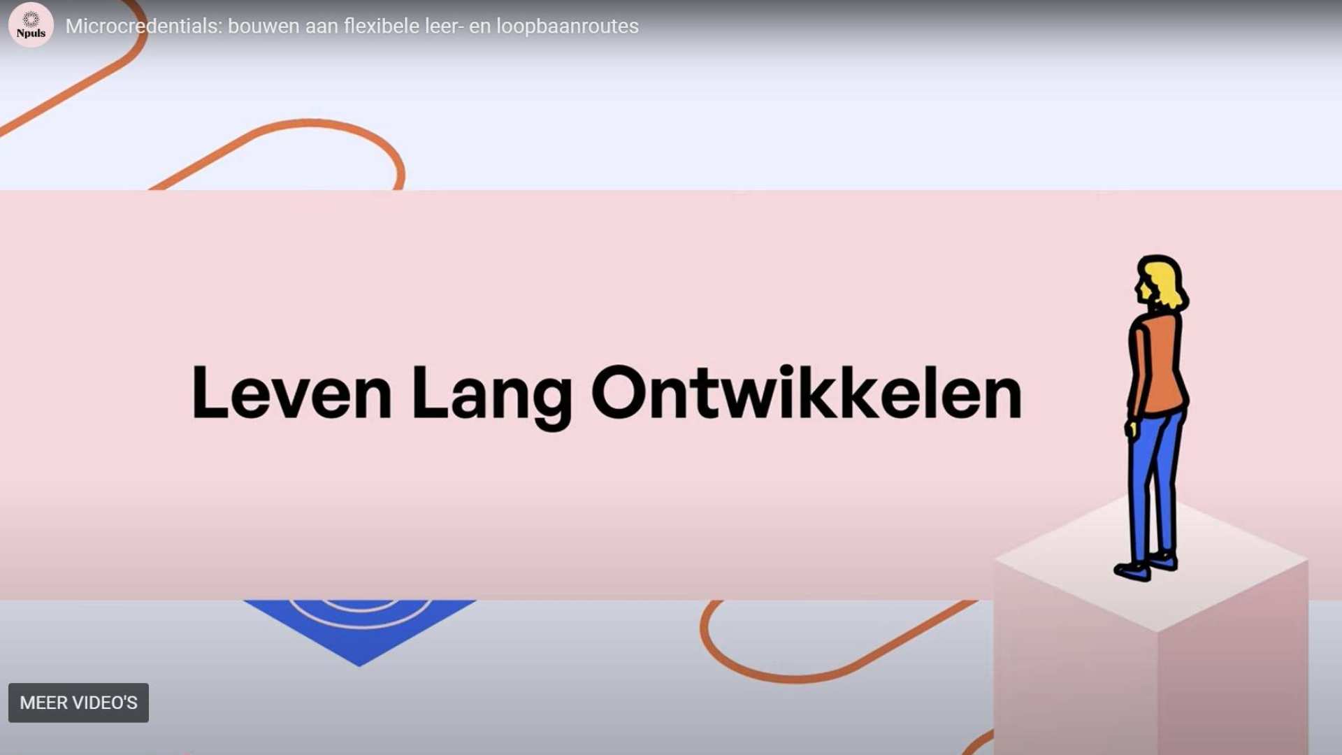 still uit het filmpje van NPULS met uitleg over microcredentials