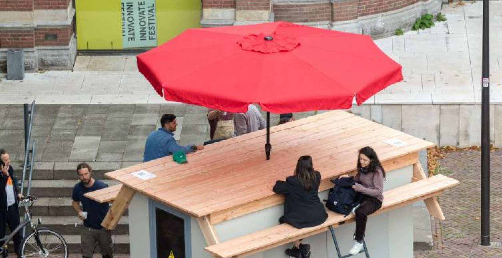 Transformatorhuisje ontwikkeld door Rosalie Apituley Foto aan SEECE beschikbaar gesteld door Alliander.