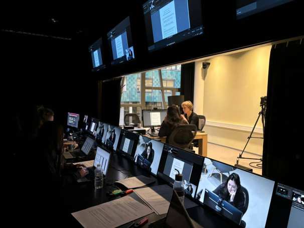 Foto van opname studio t.b.v. interview OpRecht Begrijpelijk