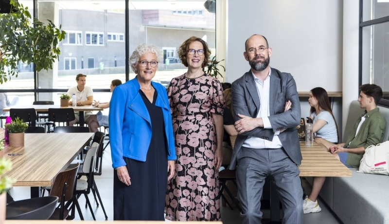 College van Bestuur, Bridget Kievits, Rob Verhofstad, Yvonne de Haan