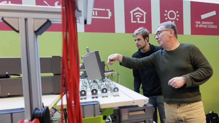 Wouter Rekswinkel en Jan Geurts van Kessel in Powerlab