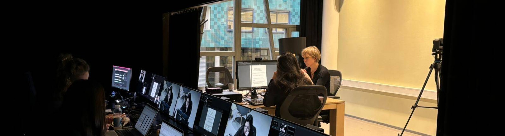 Foto van opname studio t.b.v. interview OpRecht Begrijpelijk