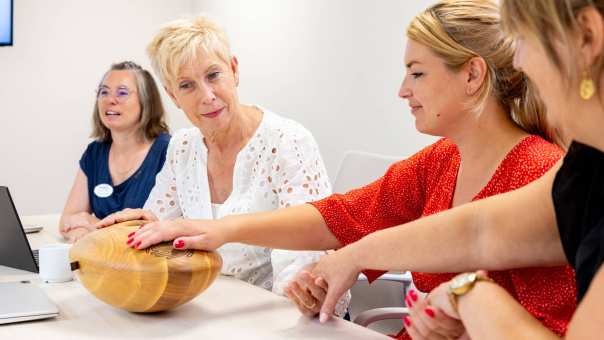 Fotoshoot vergaande samenwerking door HAN academie gezondheid en vitaliteit bij de Waalboog.