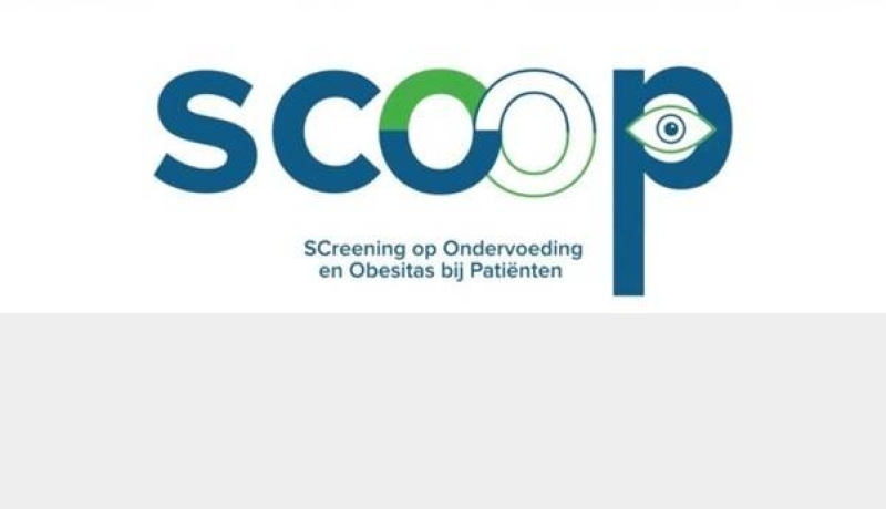 Logo Scoop project: Screening op Ondervoeding en Obestitas bij Patiënten.