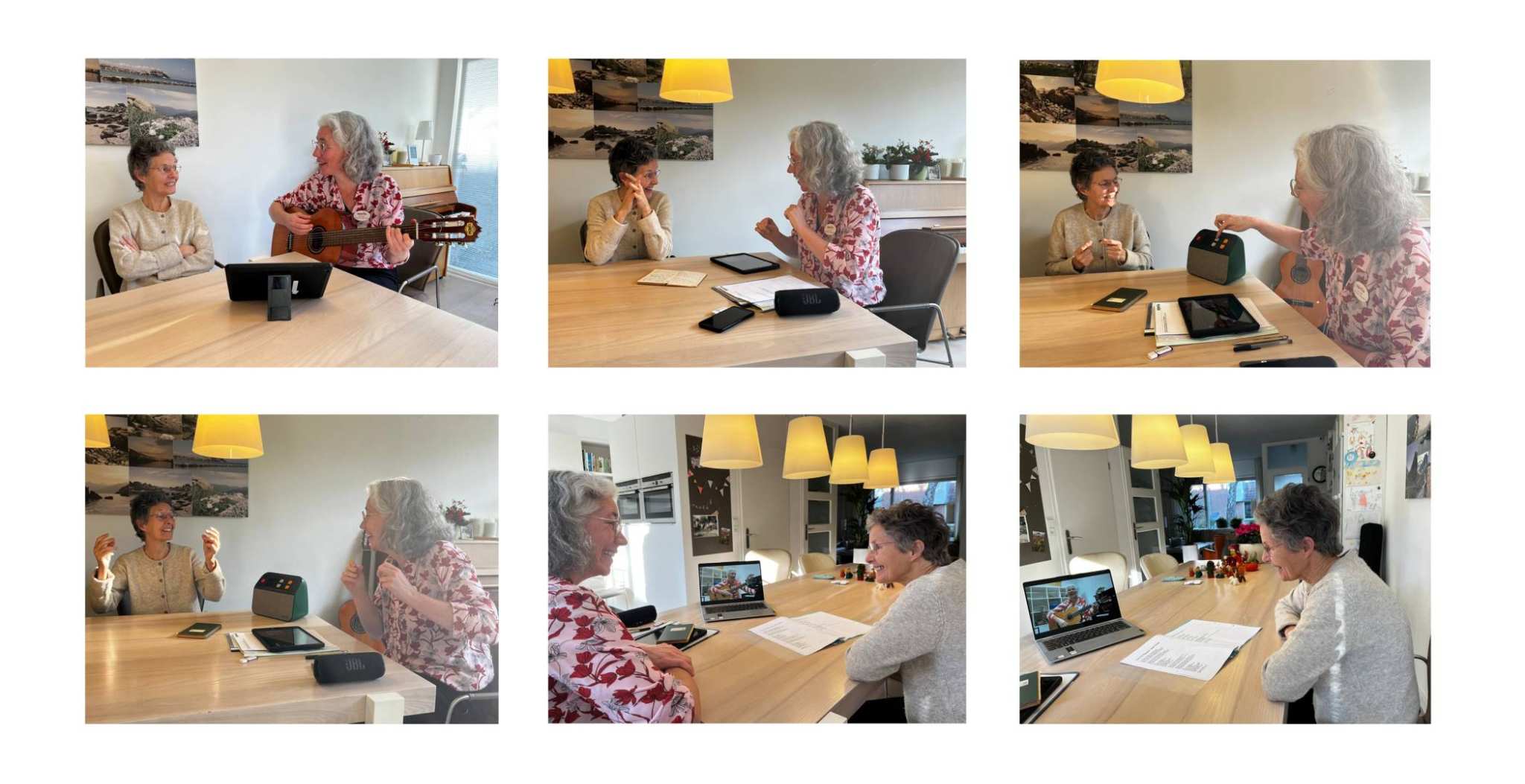 muziektherapeut geeft uitleg