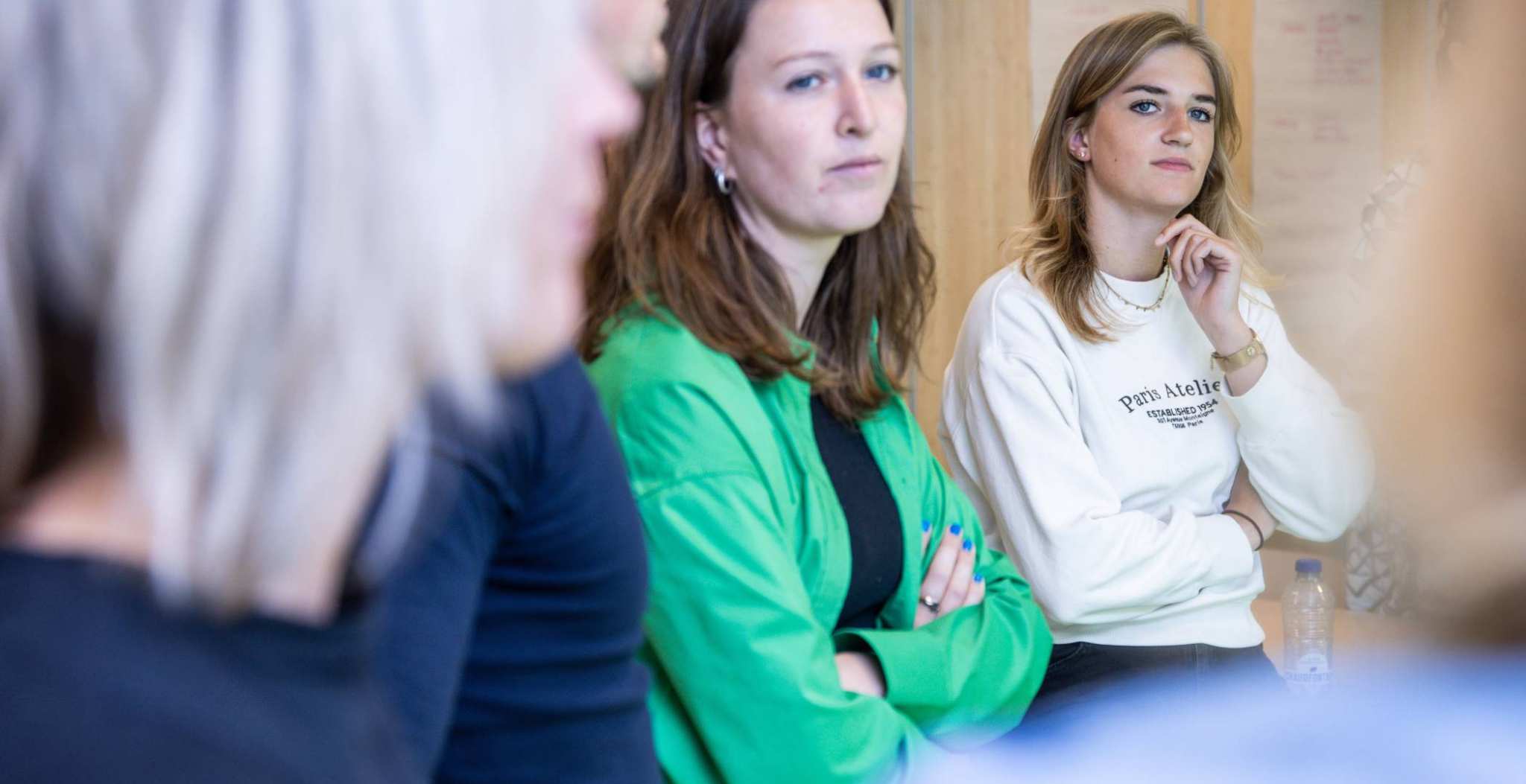 Studenten in de klas