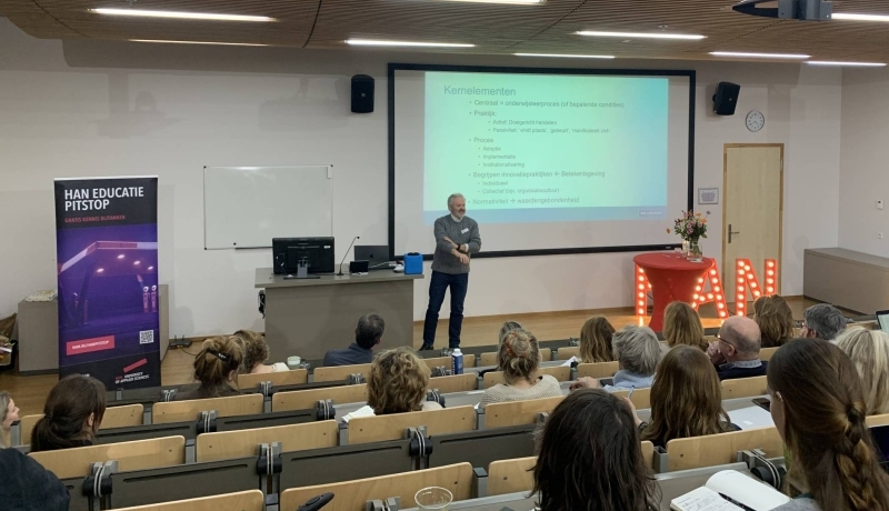 Ontvangst educatie pitstop met energizer