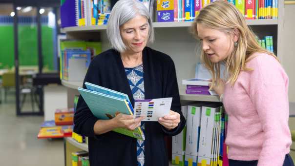 Student en docent in bied