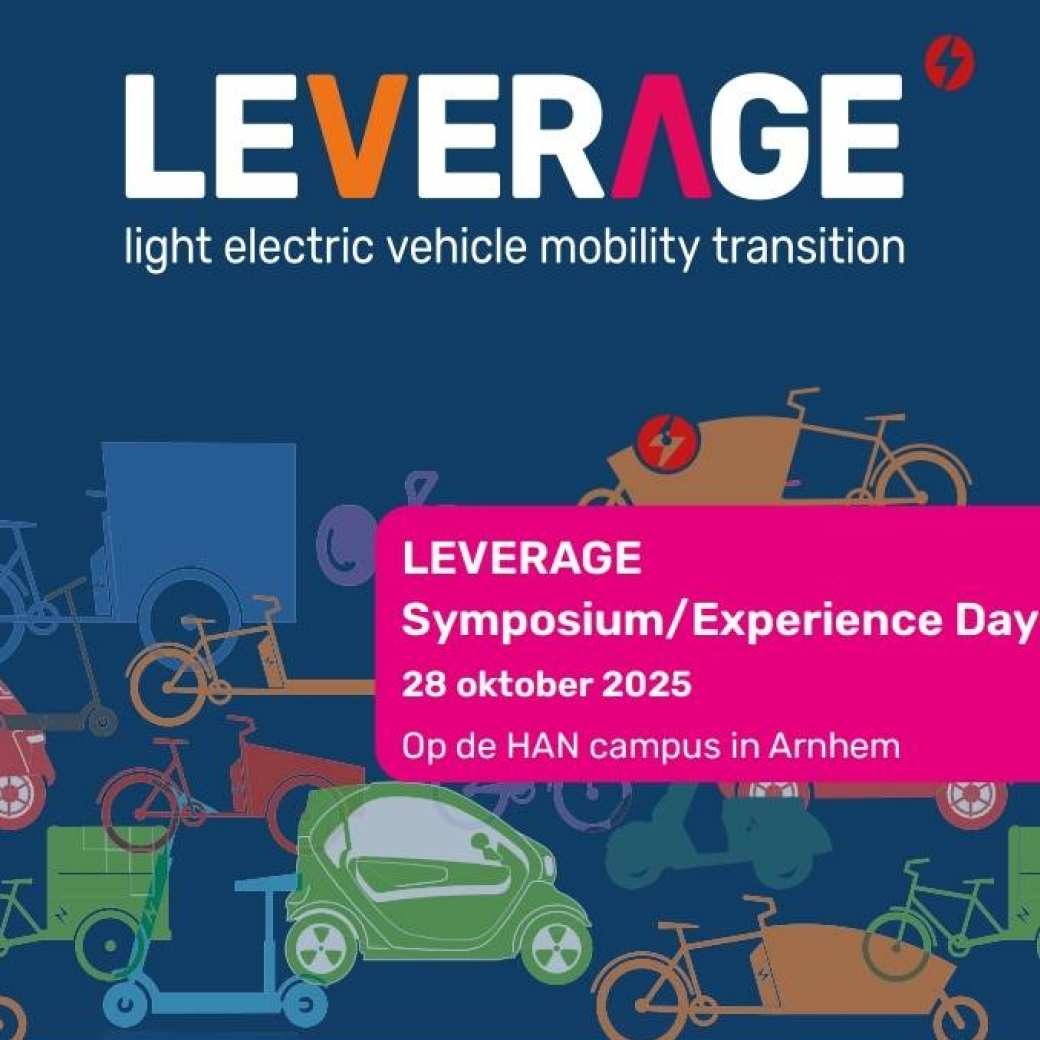 een flyer met de uitnodiging voor het symposium mobiliteitstransitie