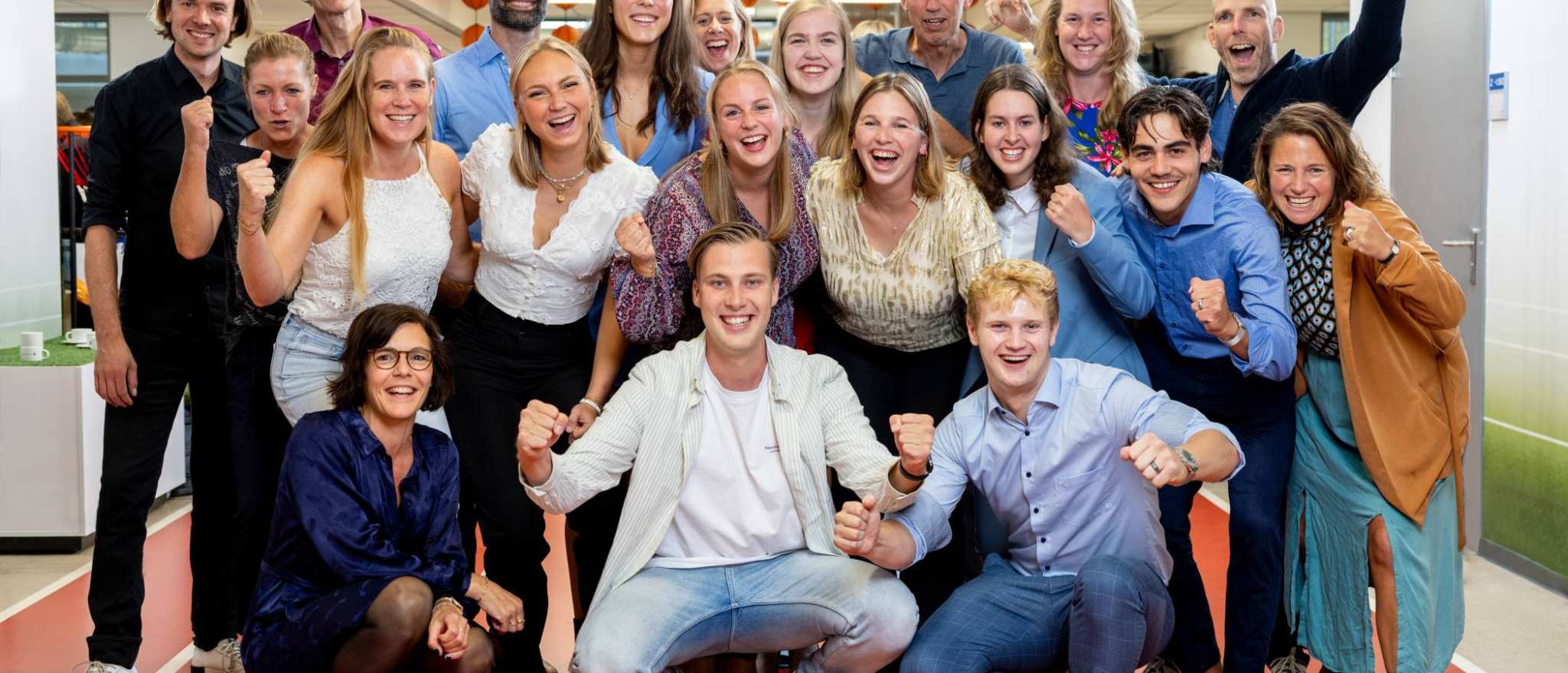 Groepsfoto op de Pabo-ALO diploma-uitreiking 2023