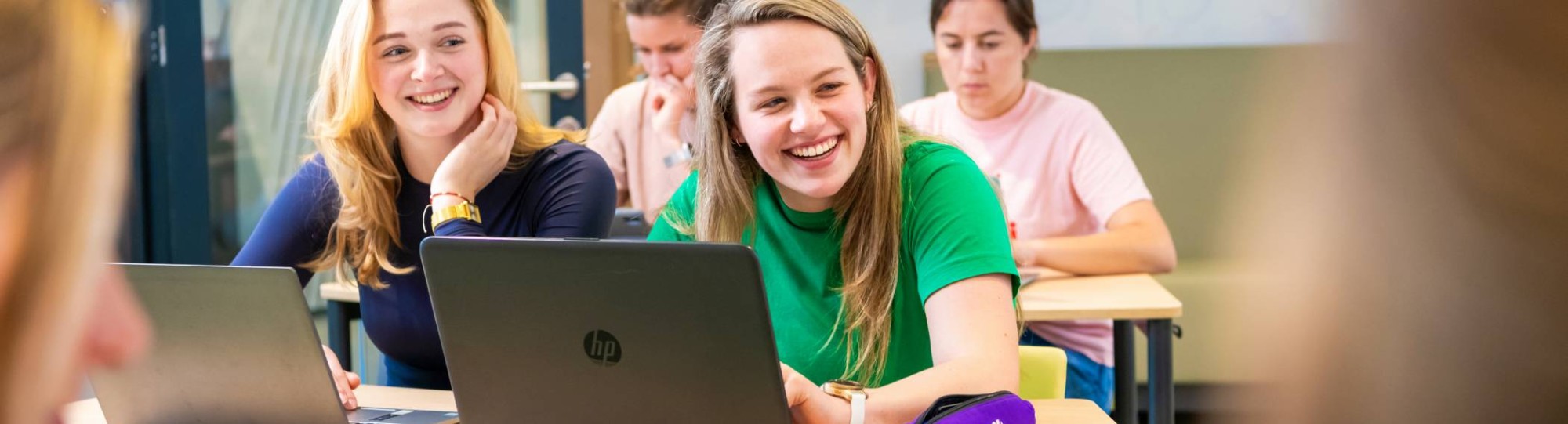 Studenten HAN in de klas
