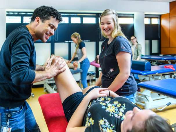 heeft been vast tijdens massage