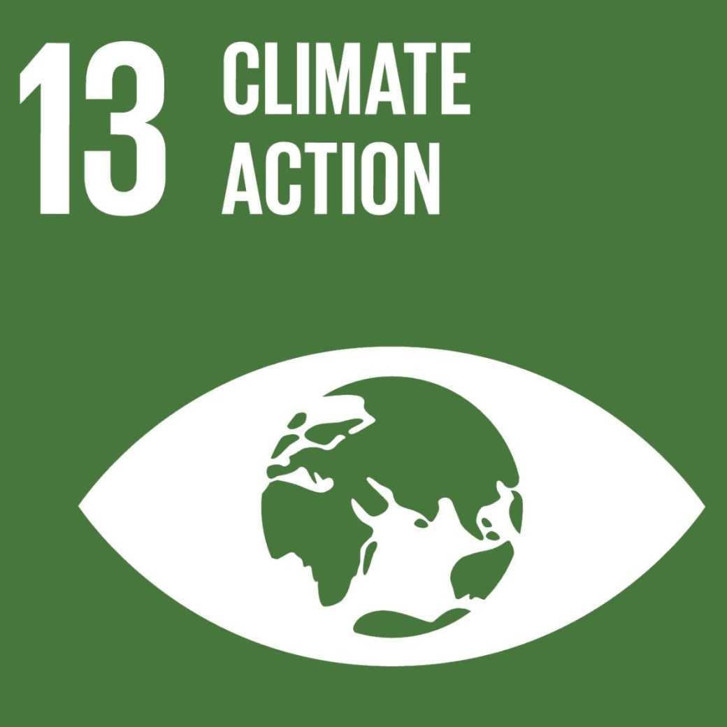Logo van SDG 13 klimaatactie