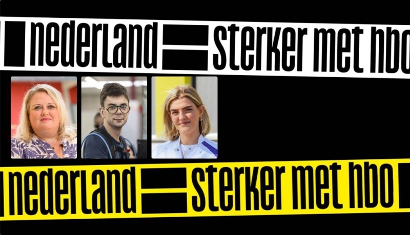 afbeeldingen uit de campagne Sterker met hbo