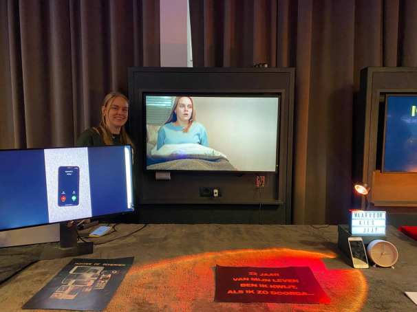 Nikki Bosveld tijdens de minor Digital Media Productions (DMP)