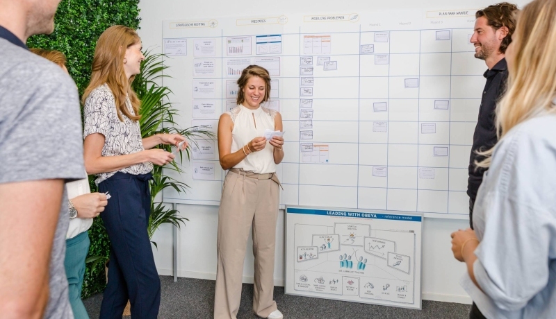 Werksessie Obeya opzetten van Obeya coaching