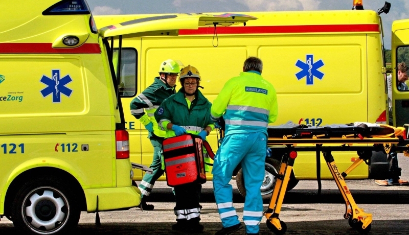 Ambulancezorgprofessionals in actie