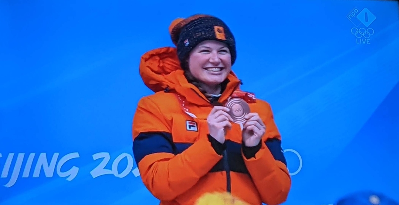 Oud-studente Fysiotherapie wint bronzen medaille op de Olympische Winterspelen in Peking